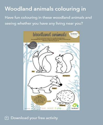 Woodland Animals Printable