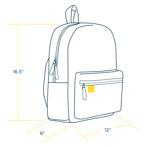 B Pack- Yellow | Fluf - Sustainable Bags